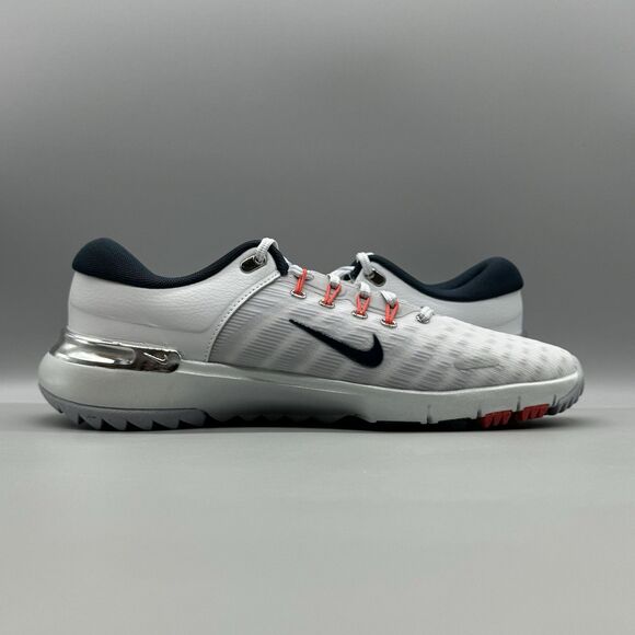 Nike Free Golf Mens Size 9 Pure Platinum Armory Navy Wolf Grey Chrome FZ8795-001 main image 6